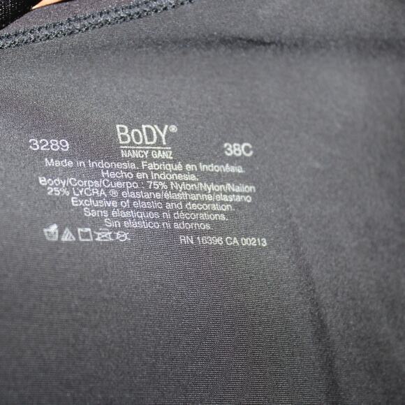 Body by Nancy Ganz Shaper Tank Top with Underwire Bra Black Size 38C - Picture 7 of 7